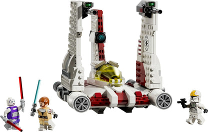 LEGO Star Wars 75432 V-19 Torrent Starfighter - Brinquedo de Construção - 3 Minifiguras, incluindo Obi-Wan Kenobi e Asajj Ventress com Sabres de Luz - Presente para Meninos a partir de 9 Anos e Fãs de The Clone Wars