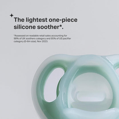 Tommee Tippee Chupetas ultraleves, 0-6 meses, 4 pacotes de silicone de uma peça, polipropileno, manequins multi sem BPA