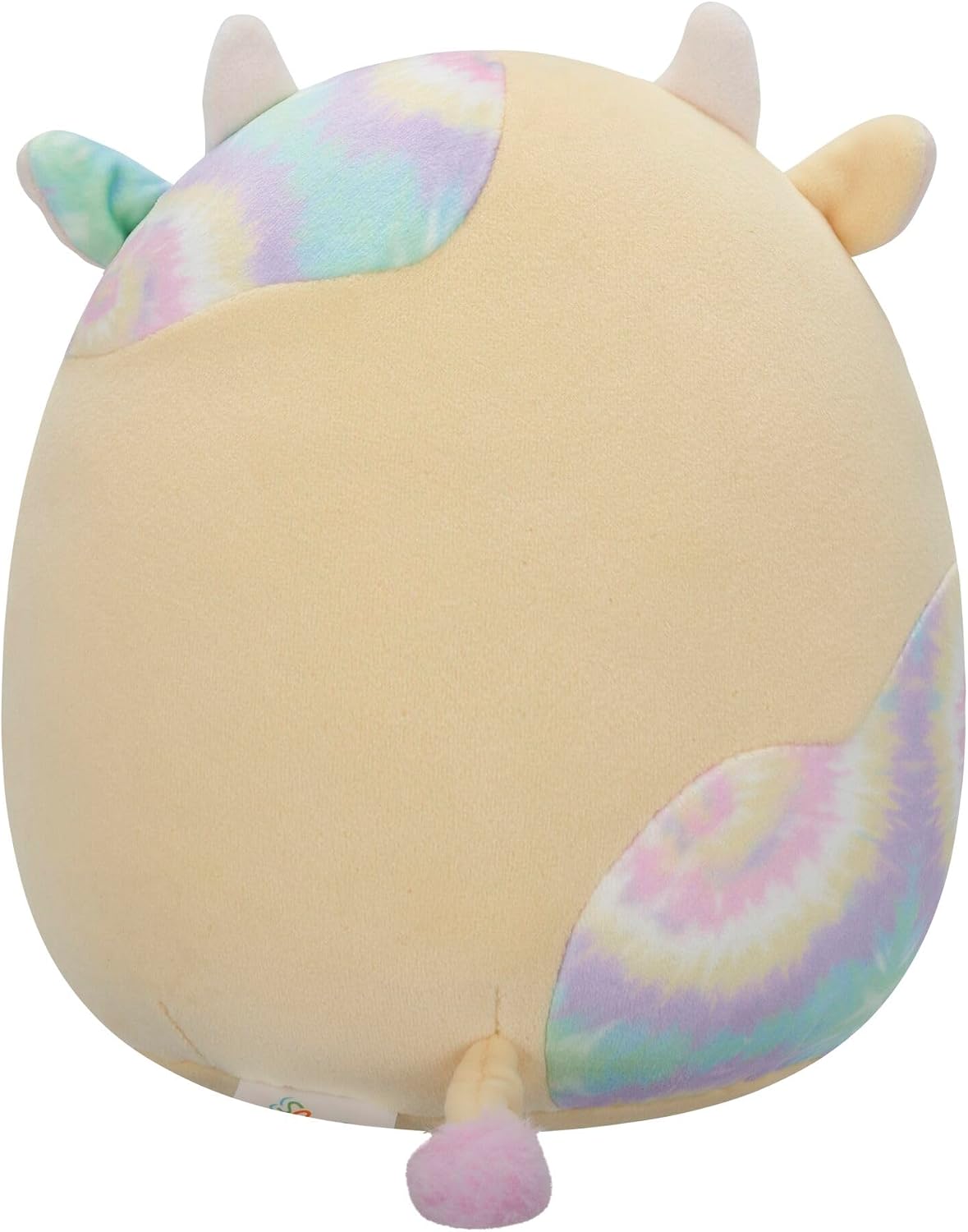 Squishmallows Original Rina, a Vaca Amarela com Manchas Tie-Dye, de 7,5 Polegadas – Pelúcia Oficial da Jazwares