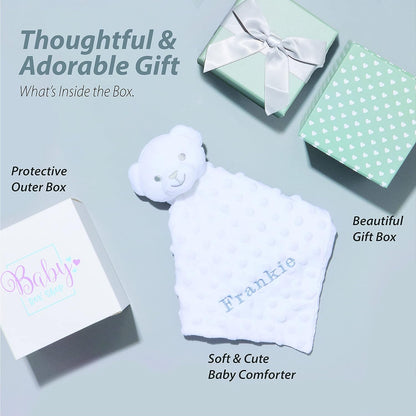 Presentes personalizados para bebês meninos - Edredom personalizado para bebês, Presentes para bebês recém-nascidos, Presentes personalizados para bebês meninos, Brinquedo para bebês meninos, Presente para recém-nascidos