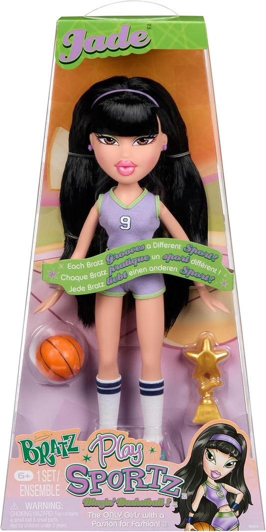 Bratz Boneca Play Sportz Jade, Moda Basquete, com Acessórios