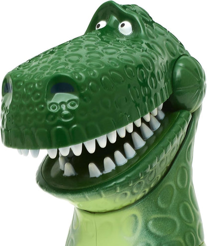 Disney Boneco de ação interativo e falante do Rex, oficial da Store, do filme Toy Story da Pixar, 34 cm/13 polegadas. Brinquedo T-Rex com mais de 15 frases em inglês, interage com outros personagens, para crianças a partir de 3 anos.