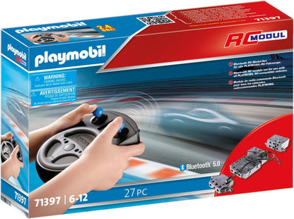 Playmobil Conjunto Bluetooth de módulo RC 71397, módulo de controle remoto, compatível com o logotipo RCM, dramatização imaginativa, conjuntos de jogos adequados para crianças de 5 anos ou mais