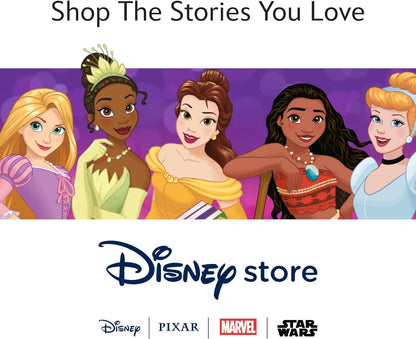 Disney Store Conjunto oficial de boneca Mega estatueta de princesa, 20 peças, figuras de ação de brinquedo de personagem esculpido, inclui Rapunzel, Elsa, Merida, Moana, Mulan, Pocahontas, Pixar e muito mais - adequado para maiores de 3 anos