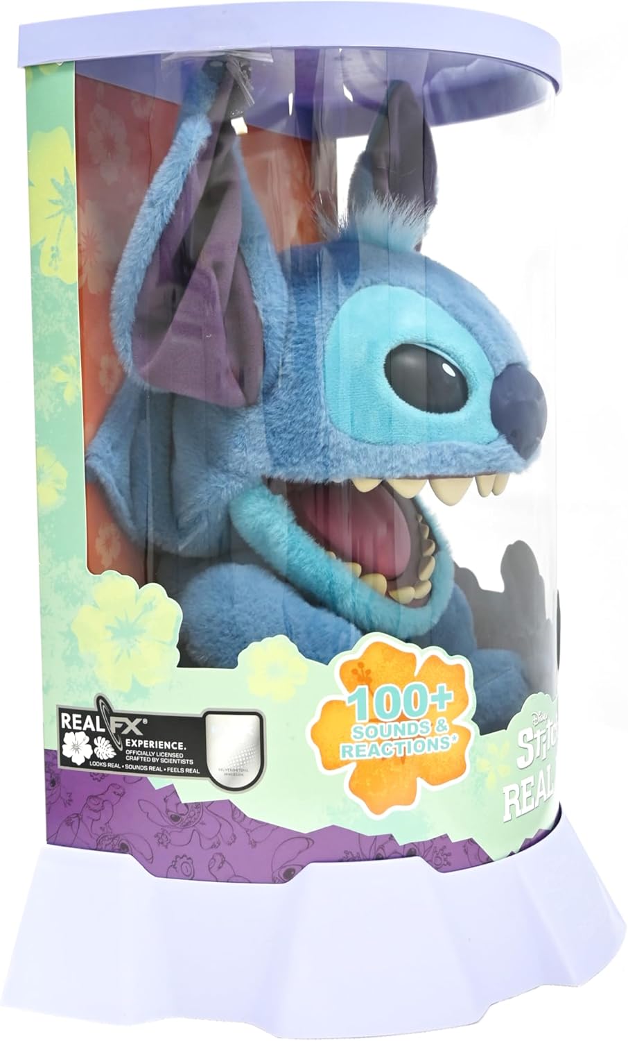 UAU! COISAS: Fantoche Disney Stitch com Efeitos Reais - Pelúcia Animatrônica de 45 cm, Mais de 100 Combinações de Ação e Som, Visual, Sensação e Som Realistas! 1ª Edição, A partir de 6 Anos