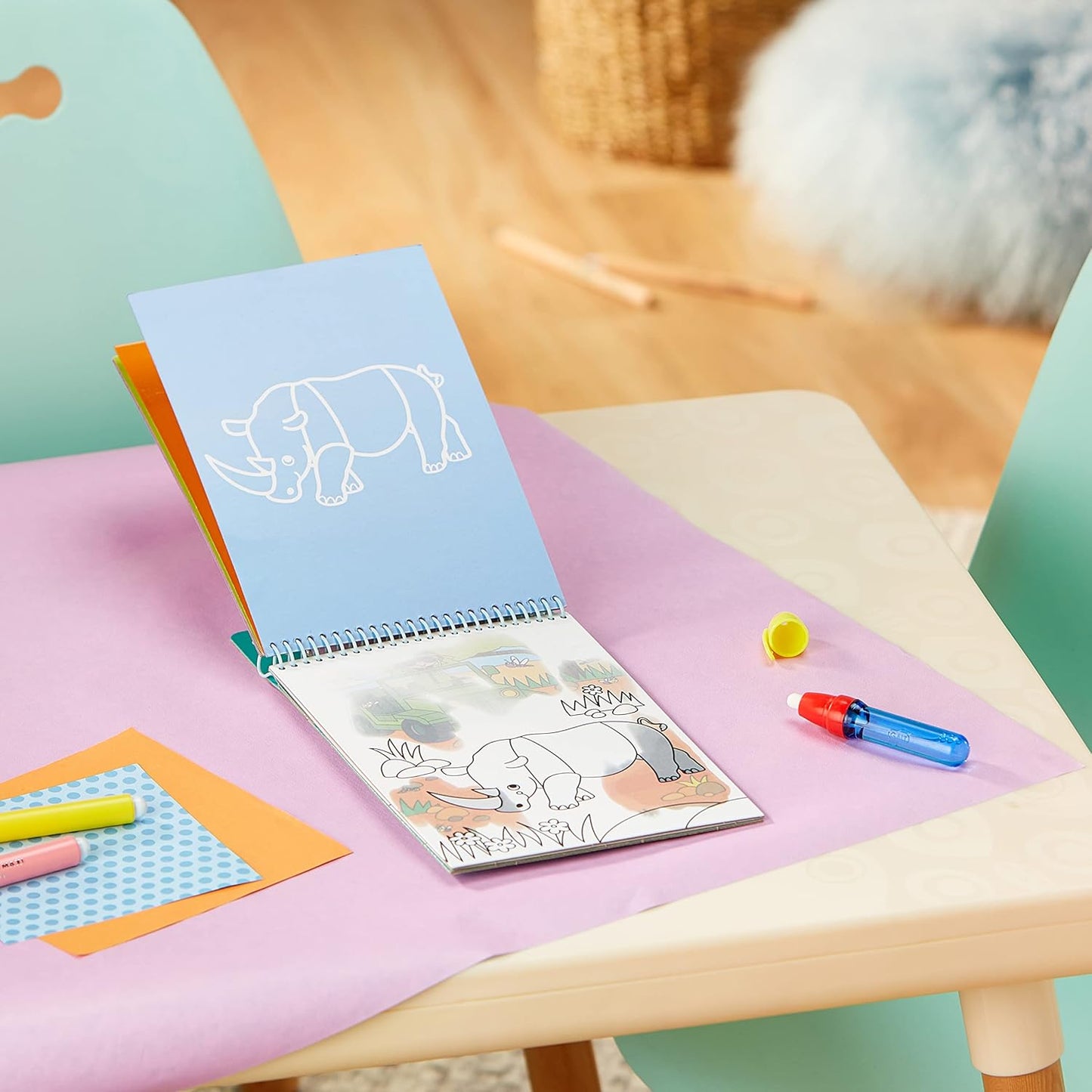 Galt Toys, Water Magic - Safari, livros de colorir para crianças a partir de 3 anos