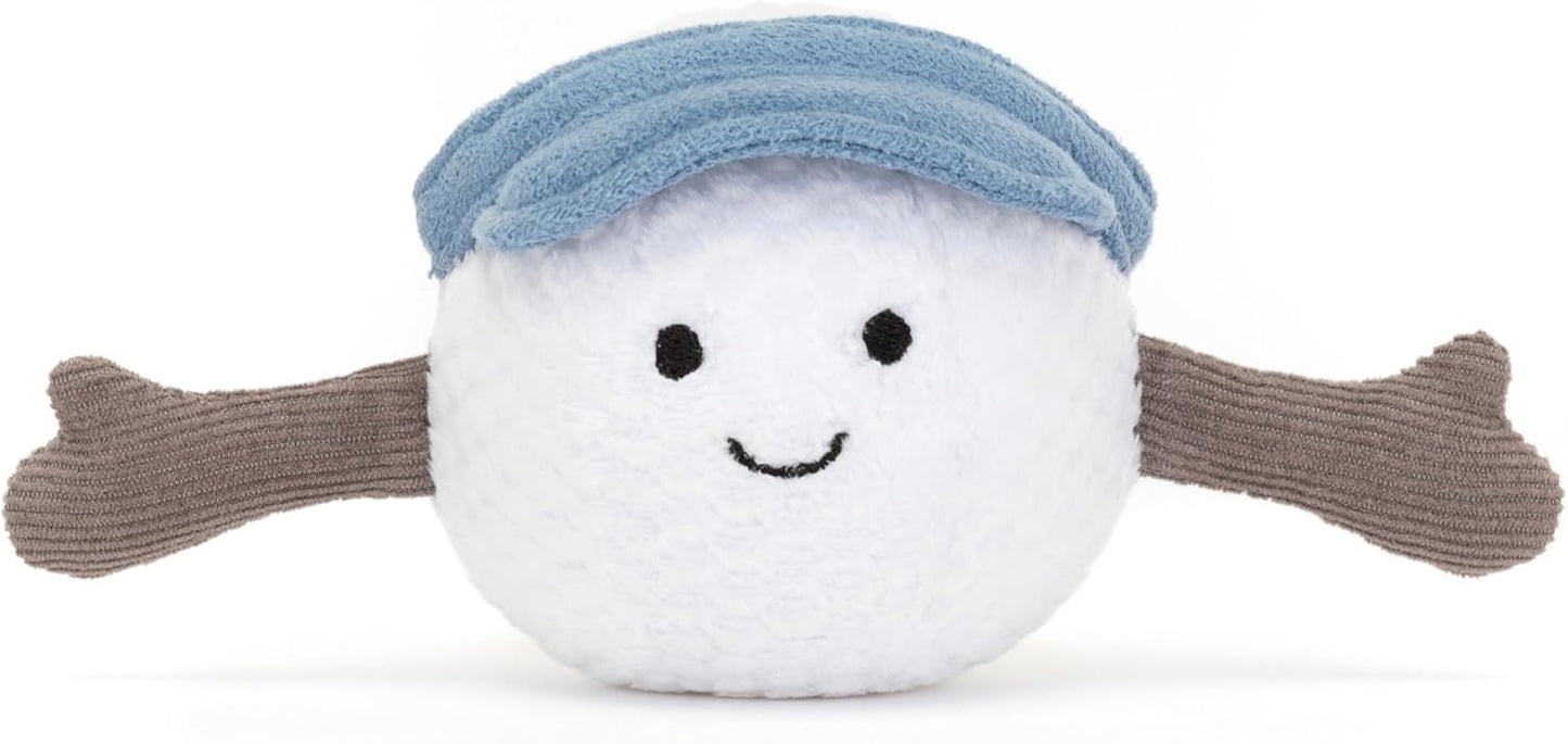 Jellycat Bola de golfe esportiva divertida - A: 6 cm x C: 6 cm