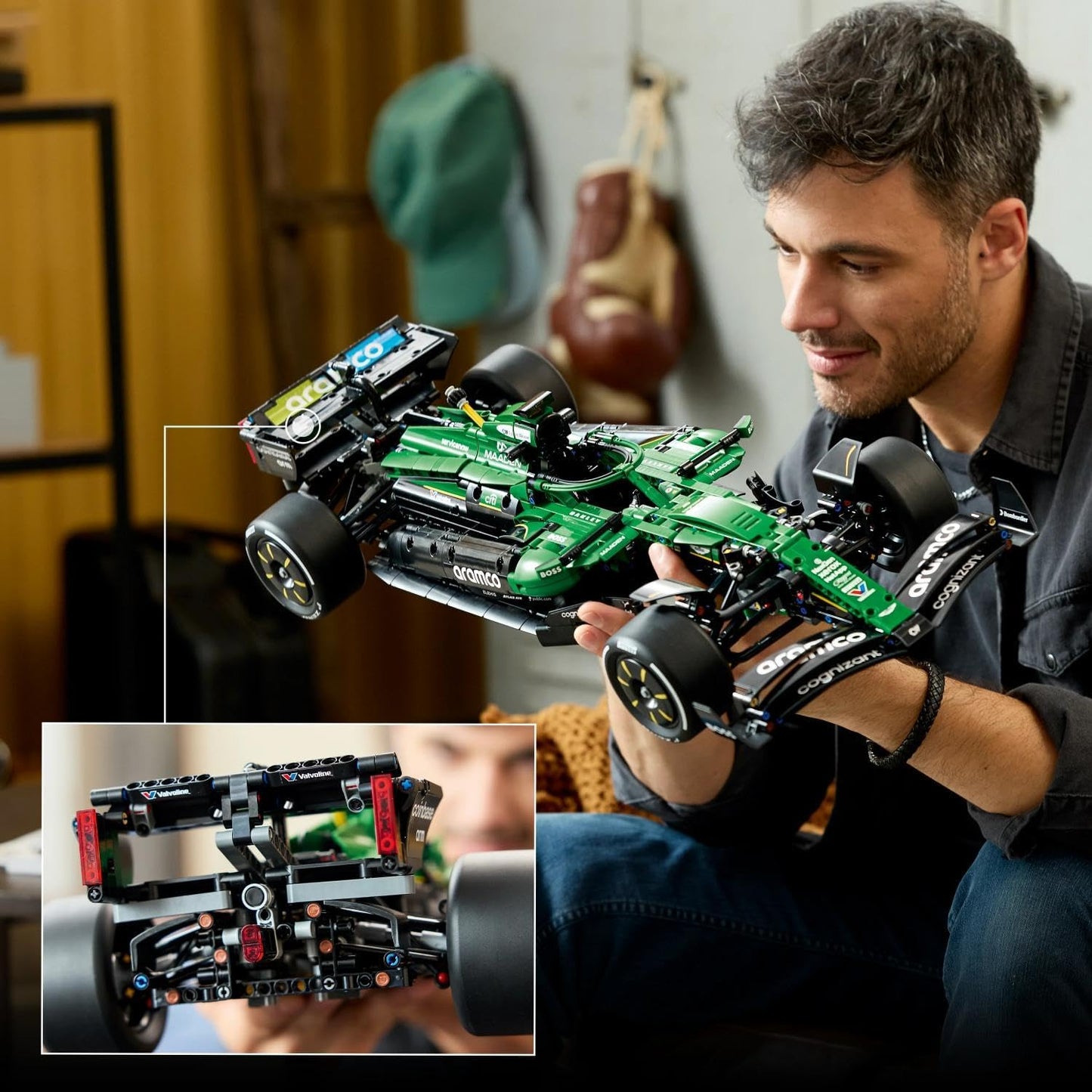 LEGO Kit de Modelo Technic Aston Martin Aramco AMR25 F1 para Adultos – Conjunto Colecionável de Fórmula 1 com Motor V6, DRS e Suspensão Push-Rod – Ideia de Presente para Fãs de Corridas e Automobilismo – 42240