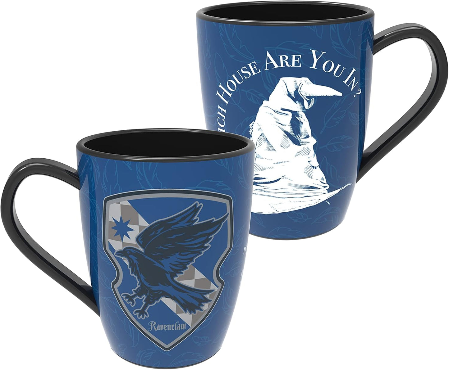 Caneca Chapéu Seletor de Harry Potter WOW! STUFF - Corvinal | O calor revela sua casa de Hogwarts WOW! STUFF escondida | Despeje sua bebida quente para ver sua casa | Caneca oficial licenciada