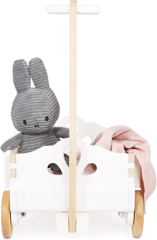 Le Toy Van  - Vagão de brinquedo educacional de madeira | Brinquedo infantil sustentável - adequado para mais de 3 anos, branco