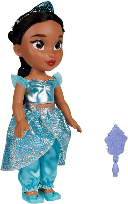 Disney Boneca Princess My Friend Jasmine 35 cm – Disney 100 Anos de Magia, Traje Platinum