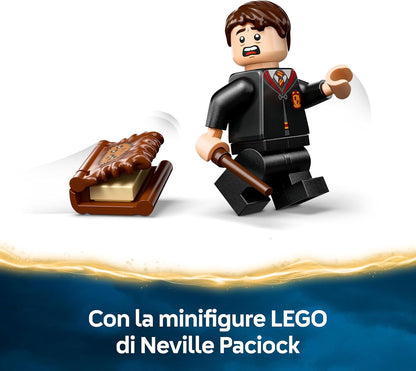 LEGO Harry Potter Monstro Mastigador Livro dos Monstros – Brinquedo Interativo com Motor Retrátil e Boca Mastigadora – inclui Minifigura Neville Longbottom – Presente para Meninos, Meninas e Fãs a partir de 9 anos – 76449