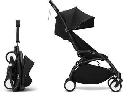 Stokke Carrinho YOYO3 – Compacto, Dobrável e Leve (a partir dos 6 meses) – Preto