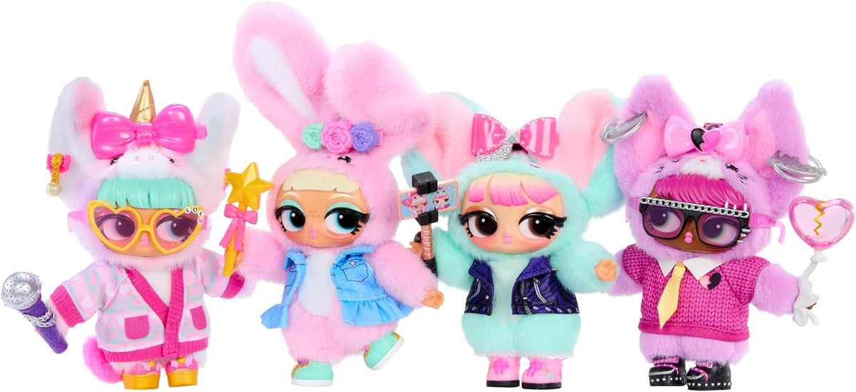 L.O.L. Surprise! Pelúcia  – Inclui 7 itens, pelúcia colecionável com chaveiro, 6 modelos para colecionar, indicado para crianças a partir de 4 anos.
