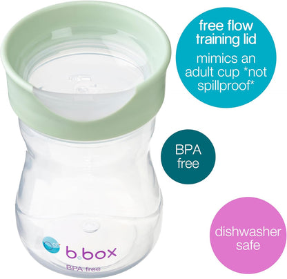 b.box: Copo de Treinamento Infantil Abertura de Fluxo Livre, Ótima Transição do Copo de Treinamento para o Copo Infantil. Livre de BPA, Pode Ser Lavado na Lava-louças | a partir de 12 meses | 240ml