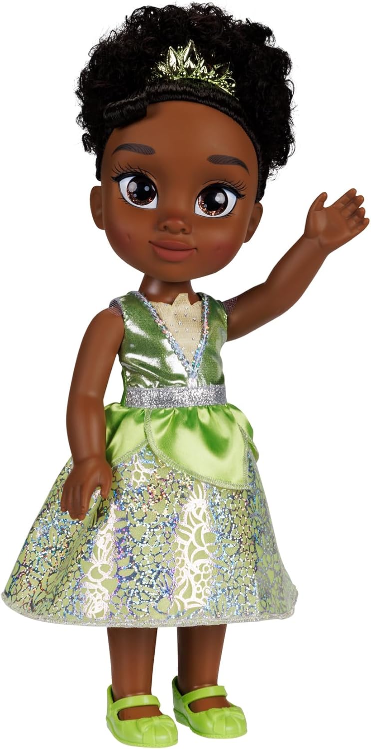 Disney Boneca Princess My Friend Tiana 35 cm – Disney 100 Anos de Magia, Traje Platinum