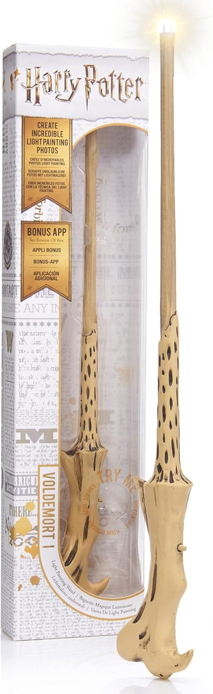 UAU! COISAS - Varinha Lumos de Draco Malfoy com 14 luzes, varinhas oficiais de Harry Potter e presentes do Mundo Mágico, brinquedos e itens colecionáveis, acessórios para fantasias e jogos de interpretação de papéis para fãs, meninas e meninos