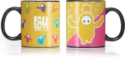 UAU! COISAS Fall Guys - Caneca Frenzy Heat Reveal | Heat revela os personagens favoritos dos Beans e as cores dos times | Produtos oficiais, itens colecionáveis, brinquedos e presentes | Para fãs de jogos