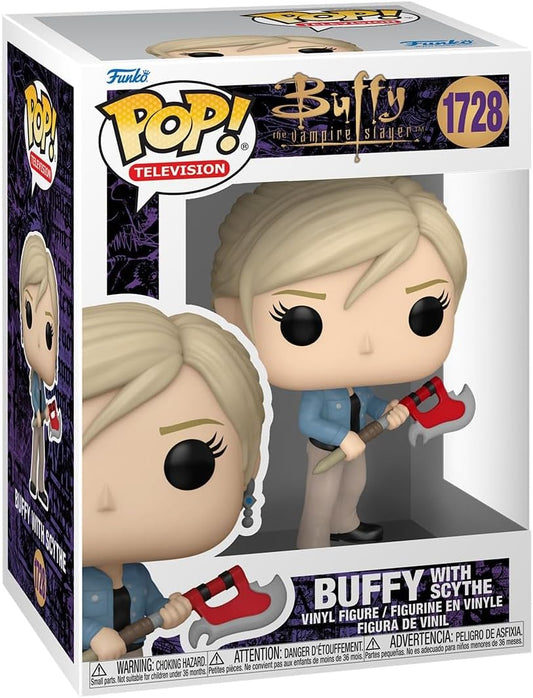 Funko Pop! TV: Buffy Summers, a Caça-Vampiros - Buffy Summers com a Foice - Buffy, a Caça-Vampiros - Figura de vinil colecionável - Ideia para presente - Produtos oficiais - Brinquedos para crianças e adultos