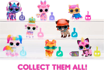 L.O.L. Surprise! Eye Spy Series Pets - Inclui 1 boneca com mudança de cor, embalagem surpresa, colecione todas as 8 bonecas.