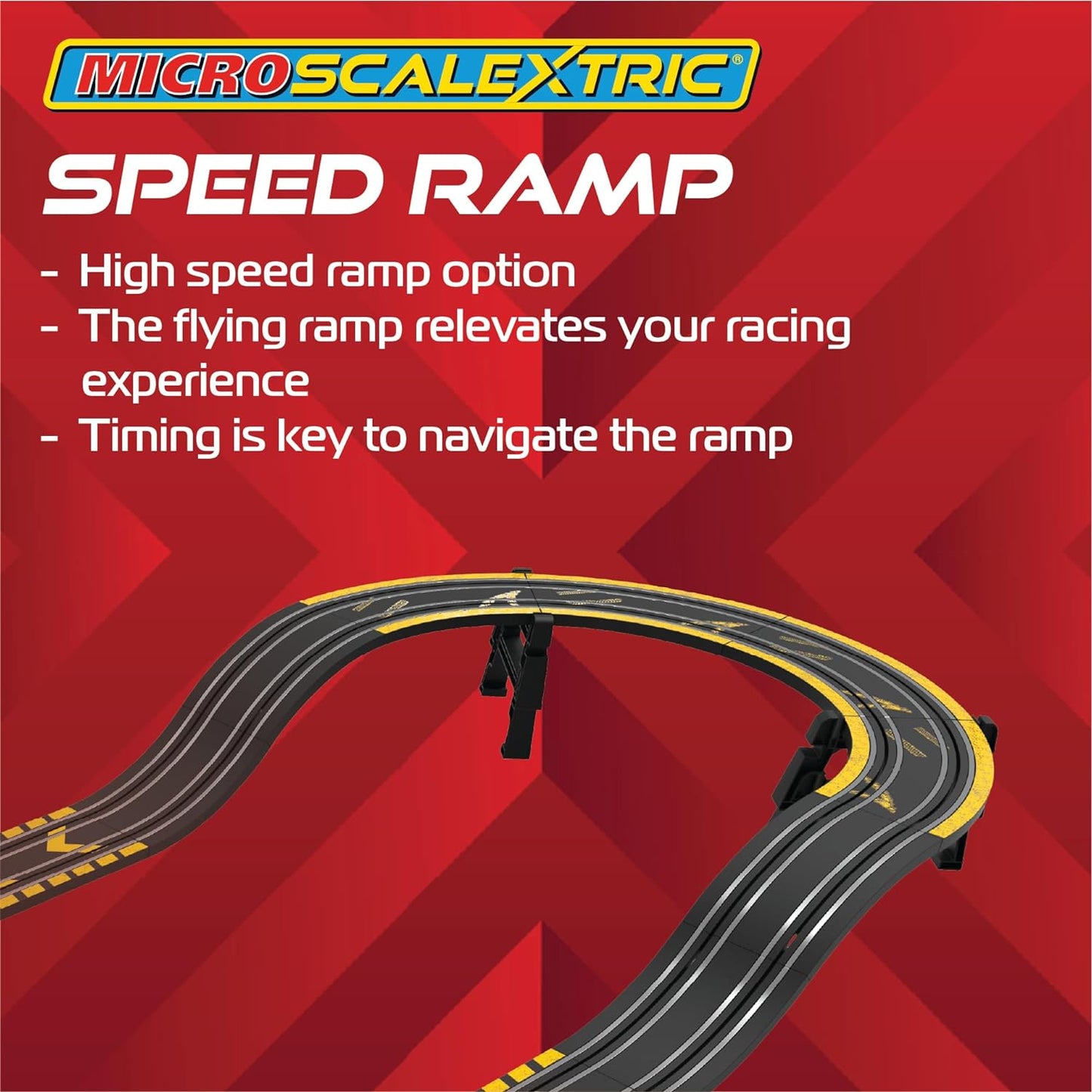 Scalextric Micro Scalextric - Conjunto de corrida de super velocidade Lamborghini vs Porsche - Conjuntos de corrida movidos a bateria, pistas de corrida de slot car