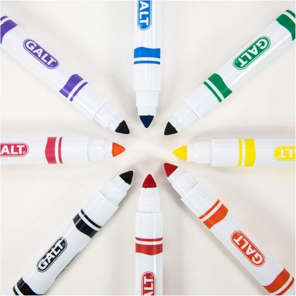 Galt Toys, 8 canetas grossas - laváveis, canetas grossas para crianças a partir de 3 anos
