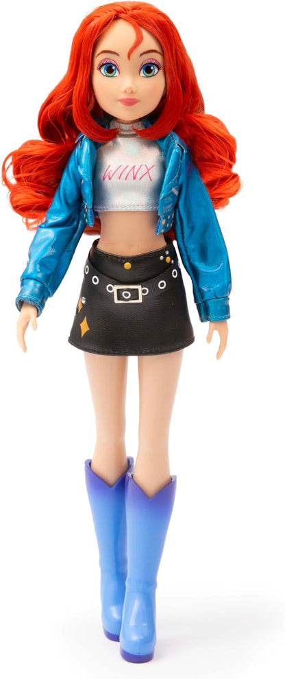 Clube Winx Boneca Bloom do Beauty Pop com Roupa de Show Fashion e Gel com Glitter – Boneca Fada Totalmente Articulada com Acessórios de Beleza – Brinquedo Oficial para Meninas – A partir de 4 Anos