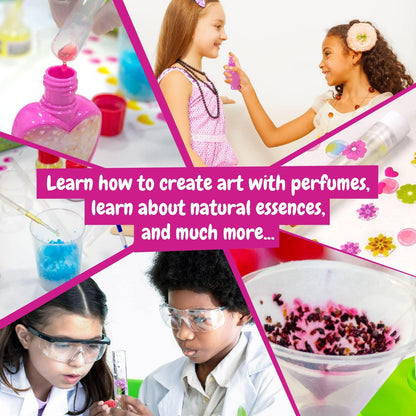 Science4you - Perfume Super Lab para crianças +8 anos - Kit científico com 13 atividades criativas: Laboratório de fabricação de perfumes, brinquedo educativo para crianças de 8 a 12 anos