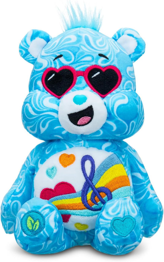Care Bears, 22cm Love Song Bear Bean Plush, Lindo Peluche Coleccionable, Peluches para Niños, Peluches para Niñas y Niños, Lindos Osos de Peluche Adecuados para Niñas y Niños de 4 Años en Adelante
