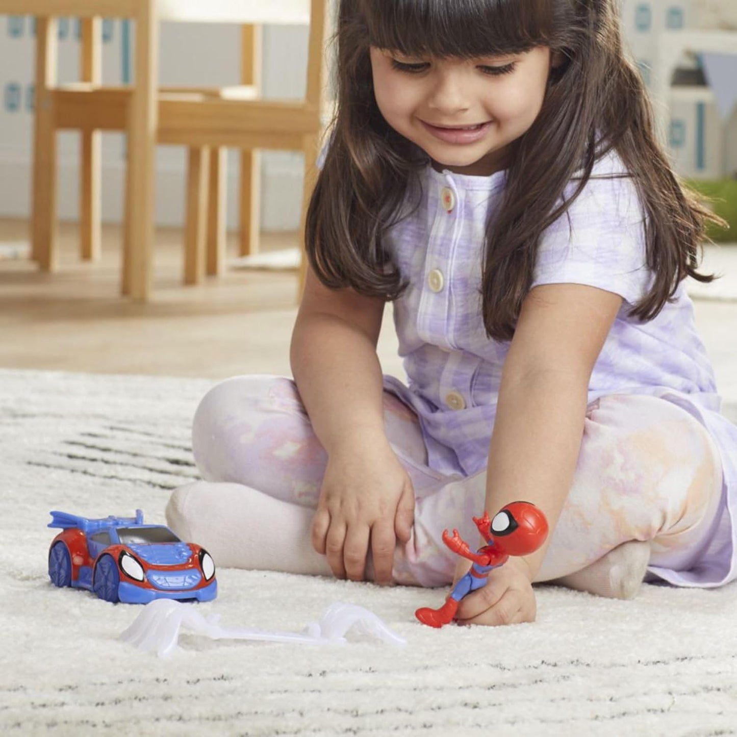 Homem-Aranha e seus amigos incríveis - Brinquedo Marvel Homem-Aranha Web Crawler, figura de ação do Homem-Aranha e veículo incluídos - Brinquedos pré-escolares