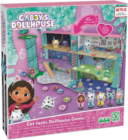 Shuffle FSCGabby's Dollhouse - Jogo de casinha de bonecas felino para crianças a partir de 4 anos, branco
