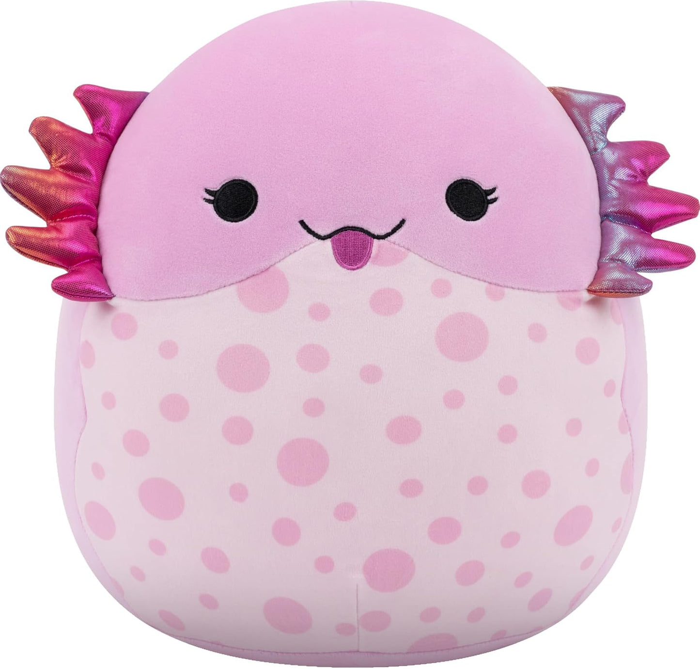 Squishmallows Original Barika, o Dragão-barbudo Rosa de 12 polegadas | com Listras Neon – Pelúcia Oficial Jazwares (Tamanho Médio)