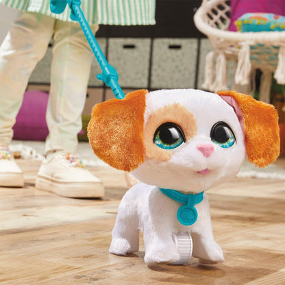 Just Play Brinquedo Interativo furReal Walk-A-Lots Big Wags, Cachorrinho de Pelúcia de 20 cm que Anda e Emite Sons, Brinquedo Infantil para Crianças a partir de 4 Anos