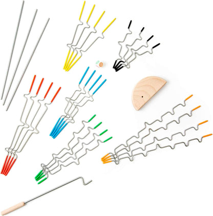 Melissa &amp; Doug suspenden juegos familiares para niños y adultos | Juego de mesa de juguete de equilibrio de torre apilable | Juegos de actividades para regalos familiares | Juegos de viaje al aire libre para niños de 8 a 12 años | Juegos