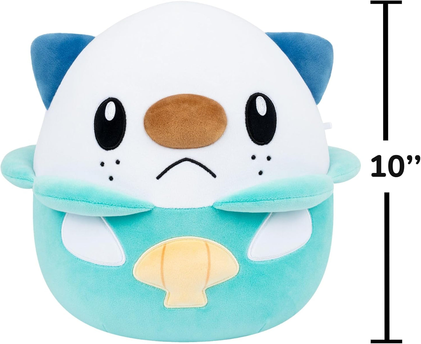 Squishmallows Pelúcia Original Pokémon Oshawott de 10 Polegadas | Pelúcia Oficial Jazwares Ultramacia (Tamanho Médio)