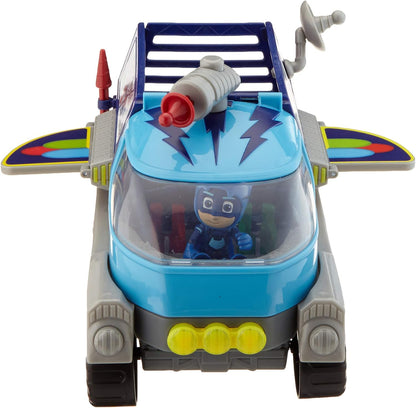 PJ Masks Simba Moon Rover com figura do Catboy, luz, som e função de disparo – 27 cm de altura, para crianças a partir de 3 anos