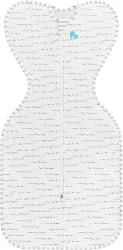 Love To Dream™ Swaddle UP™, Médio 6–8,5 kg – Sonhador | Ajuste perfeito, promove uma rotina de sono saudável | 1.0 Tog Ideal para primavera e verão (20–24°C) | Algodão lavável à máquina e zíper duplo