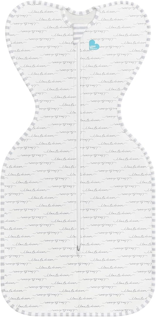 Love To Dream™ Swaddle UP™, Médio 6–8,5 kg – Sonhador | Ajuste perfeito, promove uma rotina de sono saudável | 1.0 Tog Ideal para primavera e verão (20–24°C) | Algodão lavável à máquina e zíper duplo