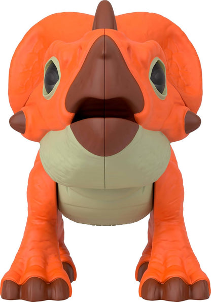 Fisher-Price Imaginext Jurassic World: Rebirth - Figura de Ação de Dinossauro com Movimento Ativado por Crianças e Espinhos Crescentes, Brinquedo Aquilos de 19,7 cm (7,75 polegadas), JGP99