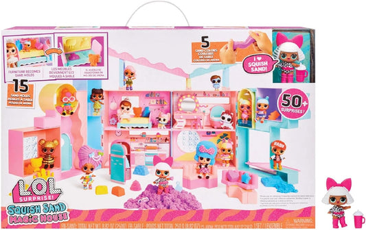 LOL Surprise Squish Sand Magic House com Tot Diva - Playset com boneca colecionável a partir de 4 anos
