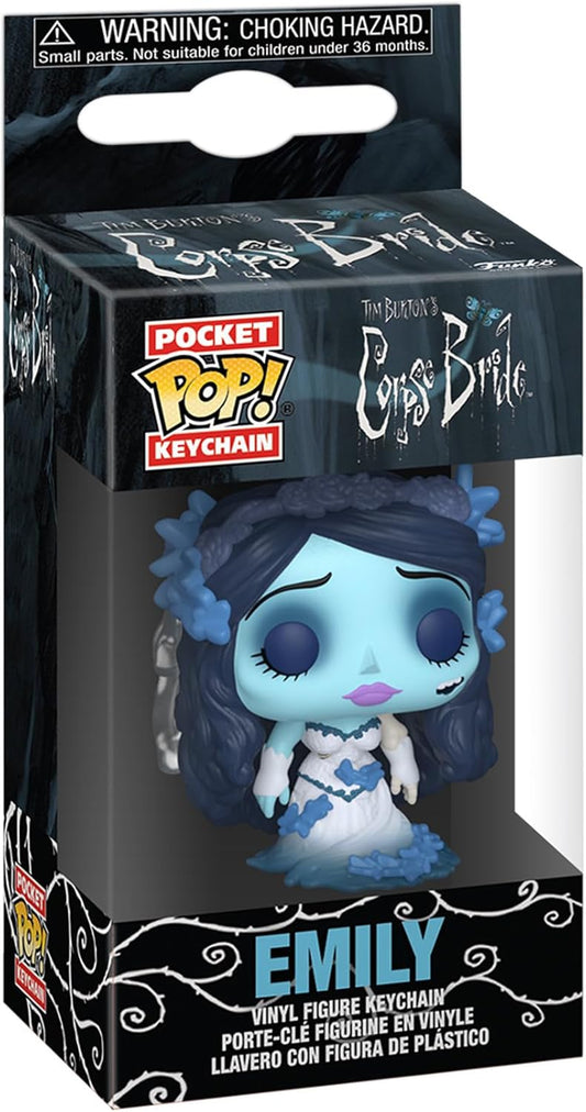 Funko Pop!: Chaveiro A Noiva Cadáver - Emily - Chaveiro divertido da noiva - Miniatura colecionável - Ideal para presentear - Produto oficial - Fãs do filme - Decoração para mochila