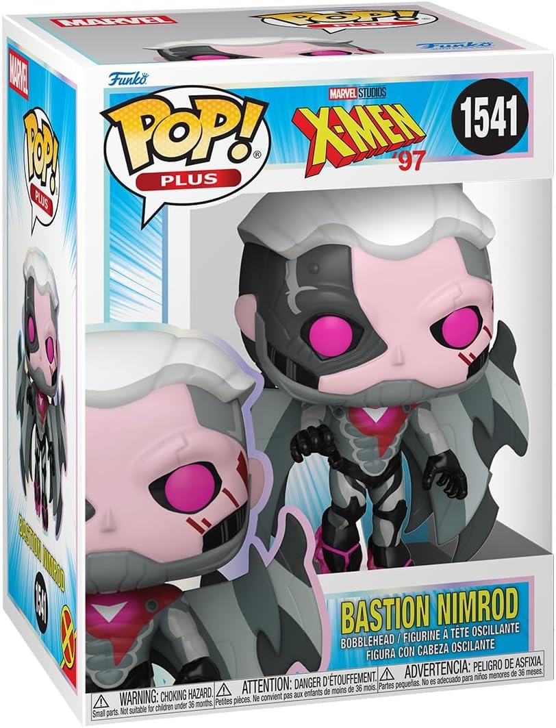 Funko Pop! Plus: X-Men '97 - Bastion With Ch - Figura de vinil colecionável - Ideia para presente - Produtos oficiais - Brinquedos para crianças e adultos - Fãs de quadrinhos - Figura modelo para colecionadores e exposição