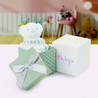 Presentes personalizados para bebês meninos - Edredom personalizado para bebês, Presentes para bebês recém-nascidos, Presentes personalizados para bebês meninos, Brinquedo para bebês meninos, Presente para recém-nascidos