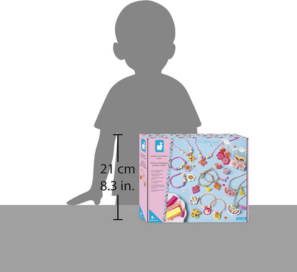 Janod - 16 Joias da Amizade para Criar - Amuletos de Argila Polímera Autocriáveis - Kit de Lazer Criativo - Estimula a Criatividade - Atividade Manual Infantil - A partir de 7 anos - J09186