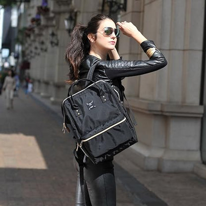 Bebamour Casual Daypack Mochila para laptop Mulheres Homens Mochila para laptop Mochila escolar à prova d'água de 15,6 polegadas para viagens / negócios / faculdade / computador