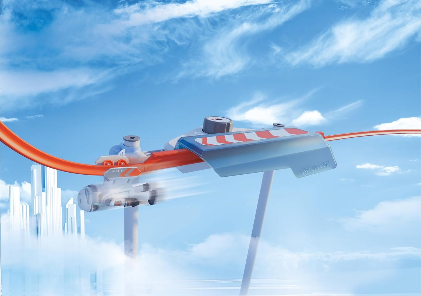 Sky Trails no céu | Reforço | Power-Beschleuniger com Katapult-Funktion für Bahnen | Crianças perfeitas para crianças até 7 anos | 72059