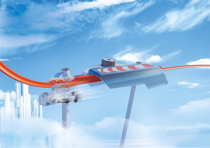Sky Trails no céu | Reforço | Power-Beschleuniger com Katapult-Funktion für Bahnen | Crianças perfeitas para crianças até 7 anos | 72059