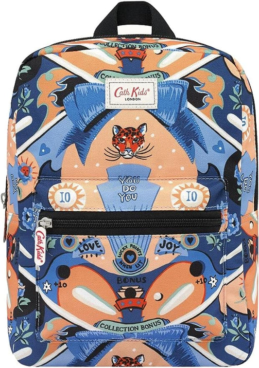 Mochila escolar mediana y moderna de Pinball de Cath Kidston en azul - Unisex