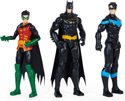 DC Comics, pacote de 6 Batman | Batman, Robin, Asa Noturna, O Coringa, O Charada, Copperhead | Bonecos de ação de 30 cm, brinquedos infantis para meninos e meninas de 3 anos ou mais