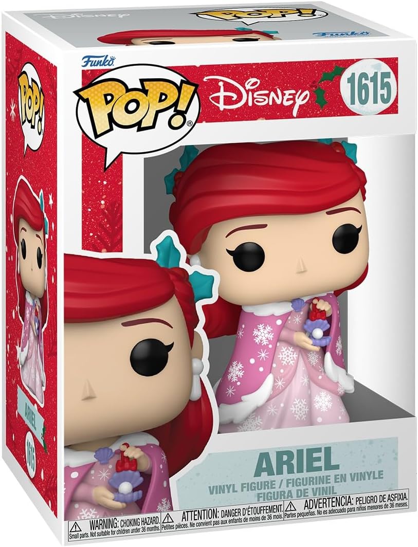 Funko Pop! Disney: Princesas de Férias - Ariel - Princesas Disney - Figura de Vinil Colecionável - Ideia de Presente - Produtos Oficiais - Brinquedos para Crianças e Adultos - Fãs da Disney/Pixar